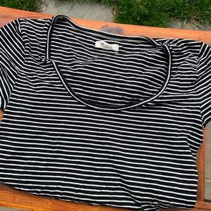 Madewell Striped Scoop Neck Bodysuit
